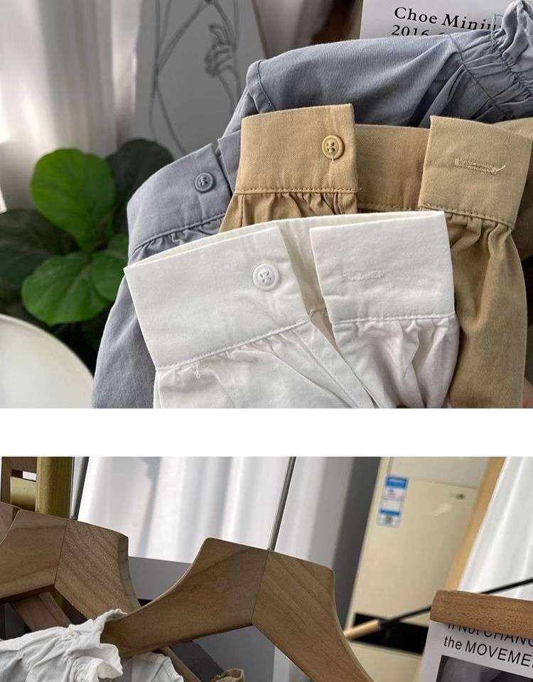 フリルブラウス フリル襟シャーリングブラウス