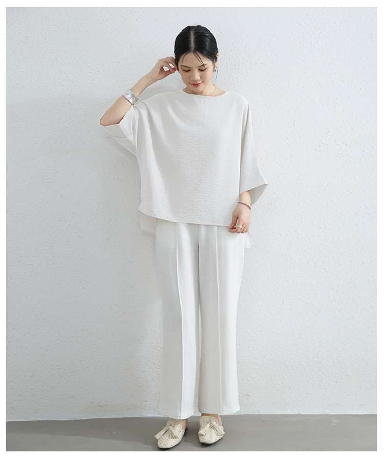 フリルブラウス ふんわり袖フリルデザインブラウス