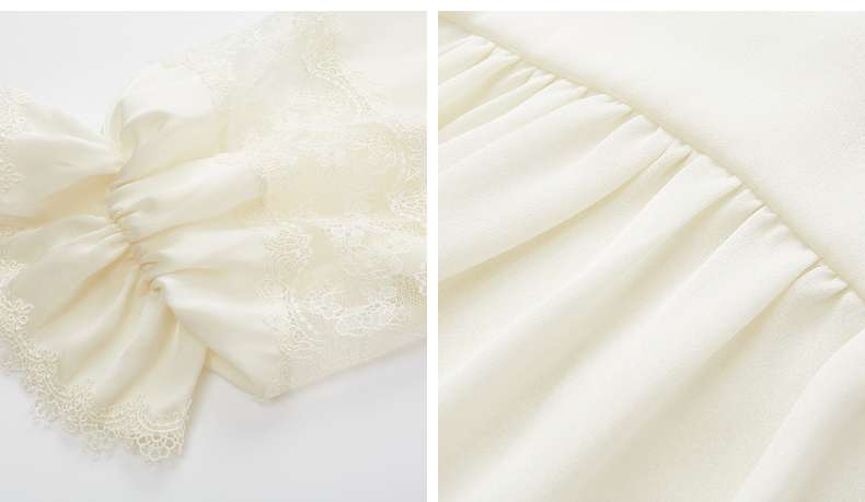 フリルブラウス 袖 フリル