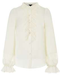 フリルブラウス 袖 フリル